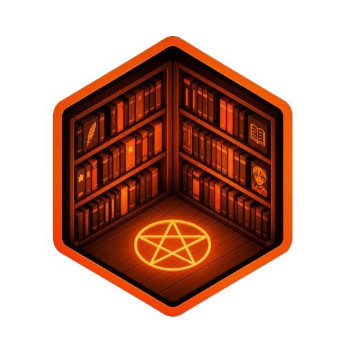 Library Bookshelf Logo